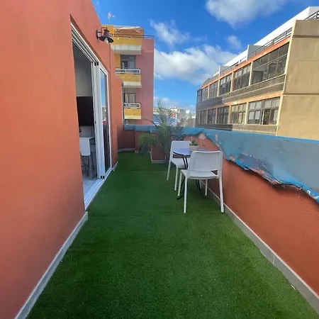 New Attic With Terrace And Air Conditioning At Canteras Parking Optional *