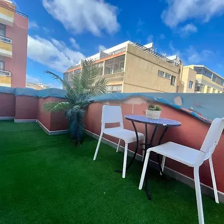 Apartmán New Attic With Terrace And Air Conditioning At Canteras Parking Optional Las Palmas de Gran Canaria